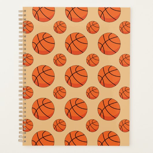 Cartoon Basketball Ball Planner (Voorkant)