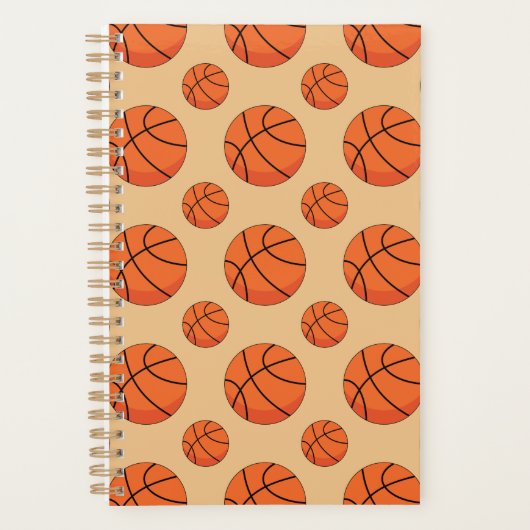 Cartoon Basketball Ball Planner (Voorkant)