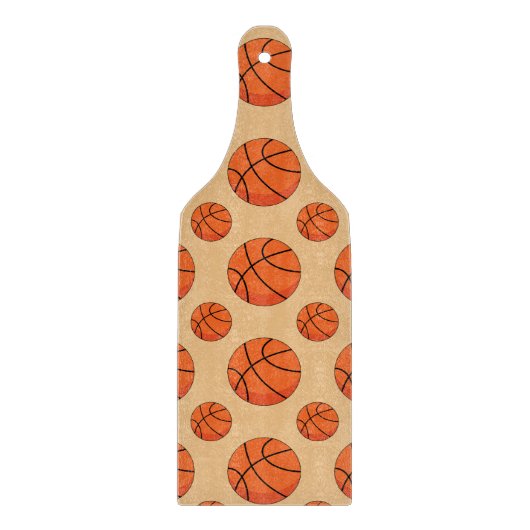 Cartoon Basketball Ball Snijplank (Voorkant)