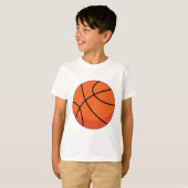 Cartoon Basketball Ball T-shirt (Voorkant volledig)