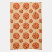 Cartoon Basketball Ball Theedoek (Verticaal)