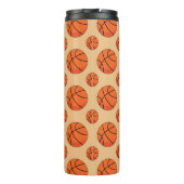Cartoon Basketball Ball Thermosbeker (Achterkant)
