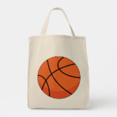 Cartoon Basketball Ball Tote Bag (Achterkant)