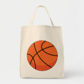 Cartoon Basketball Ball Tote Bag (Voorkant)