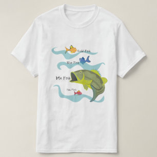 Cartoon Bass Gevist T-shirt