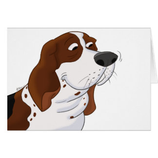 Cartoon Basset Hond