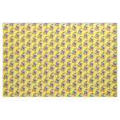cartoon Basset Hound Fabric Stof (Yard (91,4 cm))