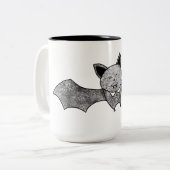 Cartoon Bat Coffee Mok (Voorkant links)