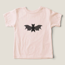 Cartoon Bat Peach Peuter Shirt