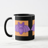 Cartoon Bats Halloween Mok (Links)