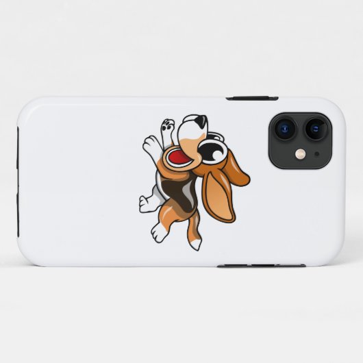 Cartoon Beagle Case-Mate iPhone Case (Achterkant (horizontaal))