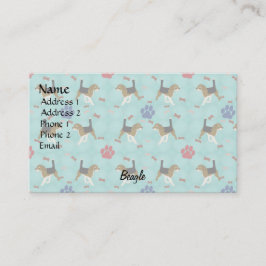 Cartoon Beagle Visitekaartje