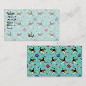 Cartoon Beagle Visitekaartje (Voorkant / Achterkant)