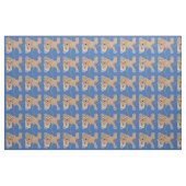 Cartoon Bearded Collie Stof (Fat Quarter)