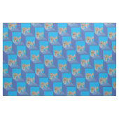 Cartoon Bearded Collie v2 Weaves Stof (Fat Quarter)