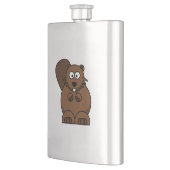 Cartoon Beaver Flacon (Links)