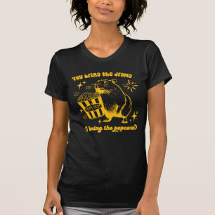 Cartoon Beaver "Jij brengt het drama" T-shirt