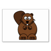 Cartoon Beaver Kaart (Voorkant)