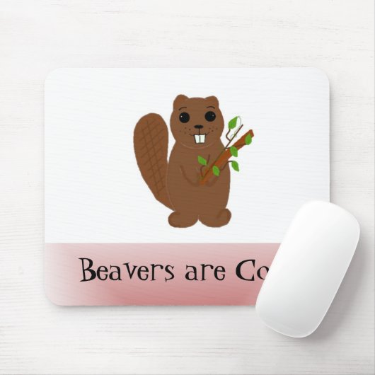 Cartoon Beaver Muismat (Met muis)
