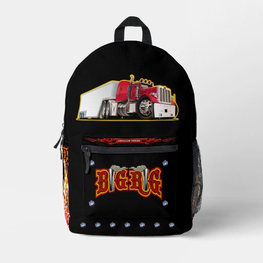 Cartoon Bedrukte Rugzak (Voorkant)