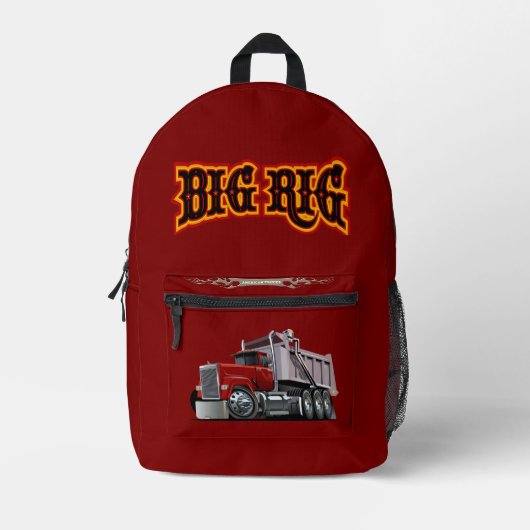 Cartoon Bedrukte Rugzak (Voorkant)