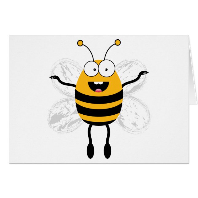 Cartoon Bee (Voorkant Horizontaal)