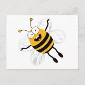 Cartoon Bee Briefkaart (Voorkant)