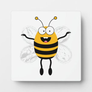 Cartoon Bee Fotoplaat