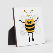 Cartoon Bee Fotoplaat (Voorkant)
