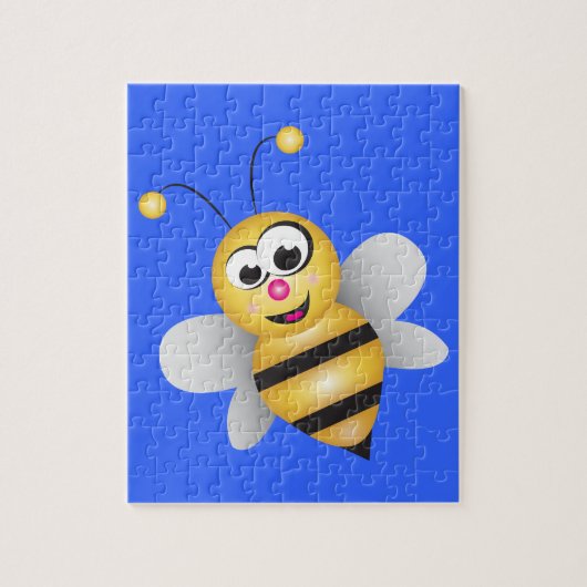 Cartoon Bee Legpuzzel (Verticaal)