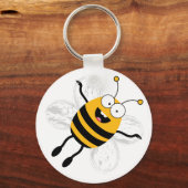 Cartoon Bee Sleutelhanger (Voorkant)
