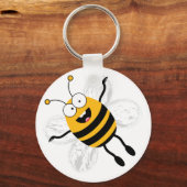 Cartoon Bee Sleutelhanger (Voorkant)