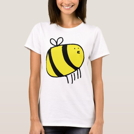 Cartoon Bee T-shirt (Voorkant)