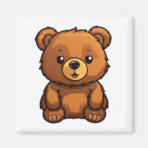 Cartoon beer illustratie magneet