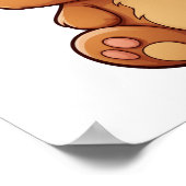 Cartoon beer illustratie poster (Hoek)