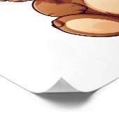 Cartoon beer illustratie poster (Hoek)