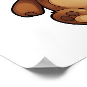 Cartoon beer illustratie poster (Hoek)