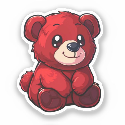 Cartoon beer illustratie sticker (Voorkant)