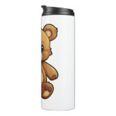 Cartoon beer illustratie thermosbeker (Geroteerd rechts)
