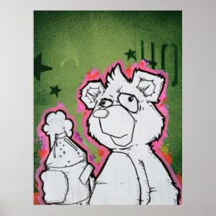 Cartoon Beer Poster