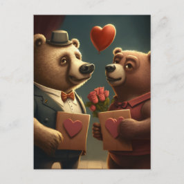 cartoon beer valentijns briefkaart