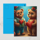 cartoon beer valentijns briefkaart (Voorkant / Achterkant)