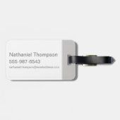 Cartoon beest habitat bagagelabel (Achterkant horizontaal)