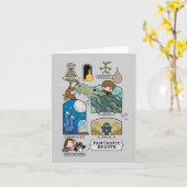 Cartoon beest habitat kaart (Gele Bloem)