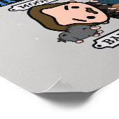 Cartoon beest habitat poster (Hoek)