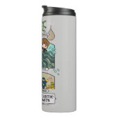 Cartoon beest habitat thermosbeker (Geroteerd rechts)