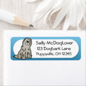 Cartoon Bergamasco Etiket (Insitu)