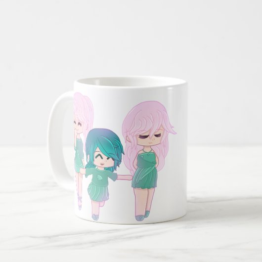 Cartoon Beste Vrienden Mok (Voorkant links)