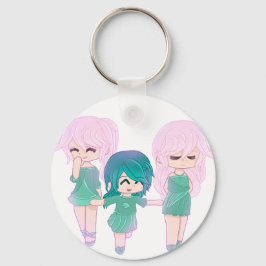 Cartoon Beste Vrienden Sleutelhanger