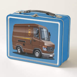 Cartoon bestelwagen